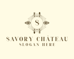 Cutlery Fine Dining logo design