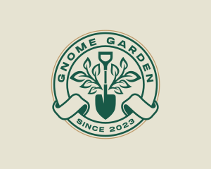 Gardening Plant Shovel logo design