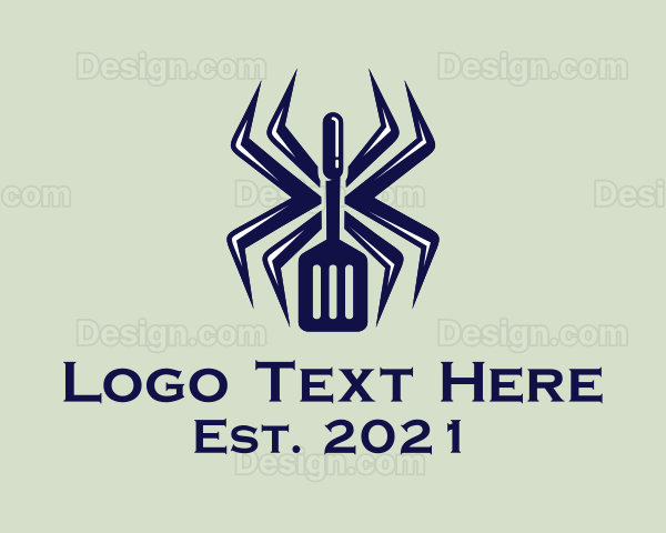 Blue Spider Spatula Logo