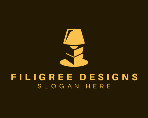 Interior Design Lamp logo design