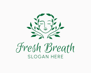 Woman Nature Beauty logo design