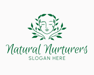 Woman Nature Beauty logo design