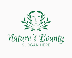 Woman Nature Beauty logo design