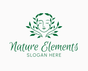 Woman Nature Beauty logo design