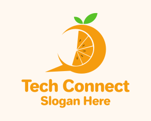 Orange Slice Chat Logo