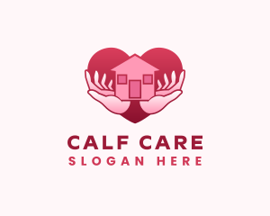 Home Care Heart logo design