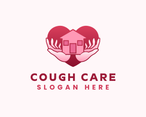 Home Care Heart logo design