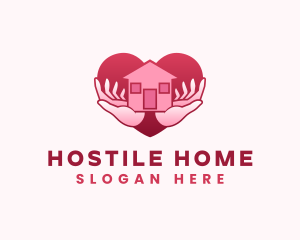 Home Care Heart logo design