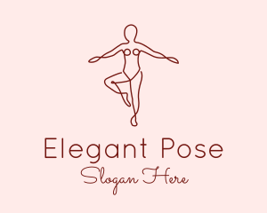 Female Body Doodle  logo design