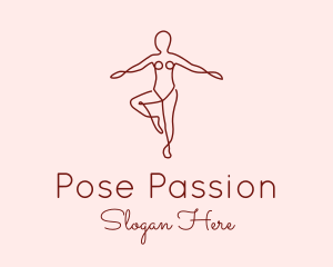 Female Body Doodle  logo design