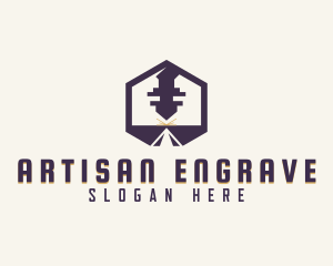 Industrial Laser Engraving logo design