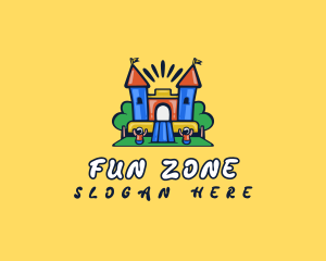 Bouncy Castle Playground logo design