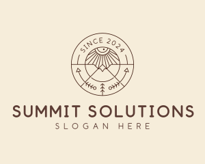 Arrow Mountain Summit logo design