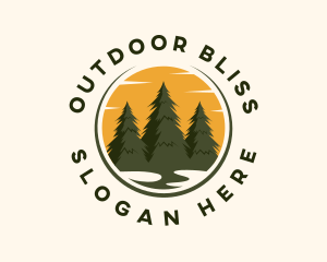 Pine Tree Forest logo design