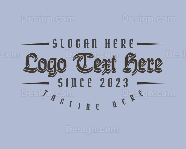 Generic Gothic Business Logo