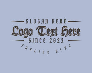 Generic Gothic Business logo