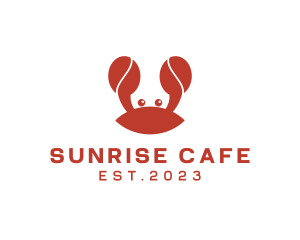 Coffee Seafood Crab Cafe  logo design