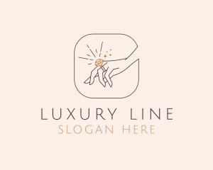 Luxury Jewelry Diamond logo design