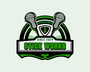 Lacrosse Varsity League logo design