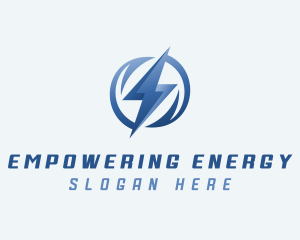 Power Lightning Energy  logo design