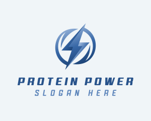 Power Lightning Energy  logo design