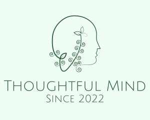 Organic Mental Health Therapy  logo design