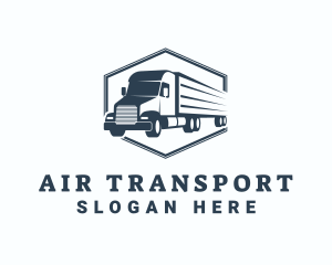 Transport Trailer Truck logo design