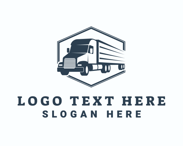 Trailer Truck logo example 1