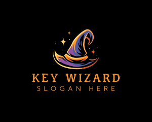 Wizard Witch Hat logo design