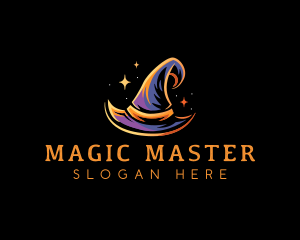 Wizard Witch Hat logo design