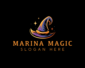 Wizard Witch Hat logo design