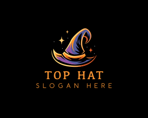 Wizard Witch Hat logo design