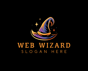 Wizard Witch Hat logo design