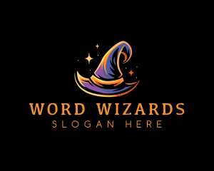 Wizard Witch Hat logo design