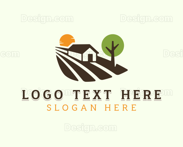 Backyard Lawn Landscaping Logo