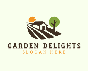 Backyard Lawn Landscaping logo design