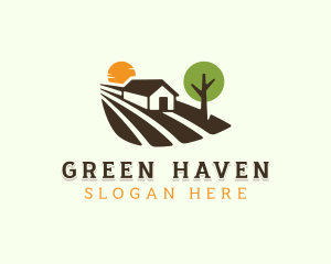 Backyard Lawn Landscaping logo design