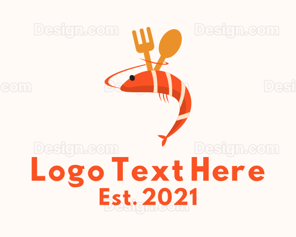 Seafood Shrimp Cuisine Logo