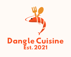 Seafood Shrimp Cuisine logo design