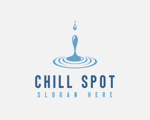 Cool Water Drop logo design