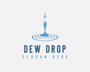 Cool Water Drop logo design