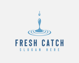 Cool Water Drop logo design