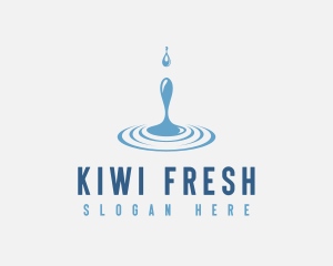 Cool Water Drop logo design