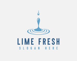 Cool Water Drop logo design