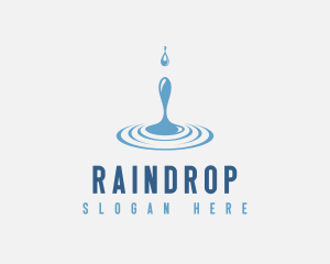 Cool Water Drop logo