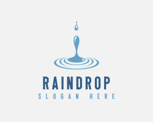 Cool Water Drop logo design