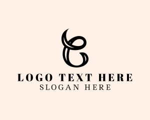 Fancy Script Business logo