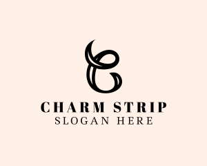 Fancy Script Business logo design