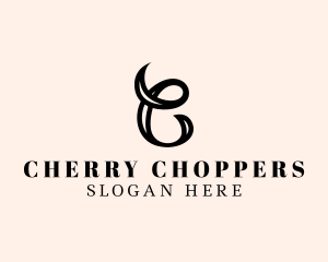 Fancy Script Business logo design