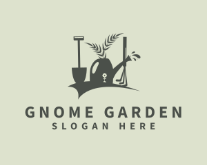 Gardening Tools Plant logo design